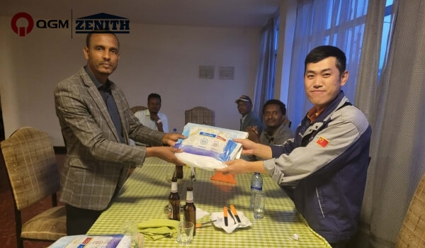 Yeni QGM QT6 Blok Hazırlayan Maşın İstehsal Xətti Müharibədən Sonra Yenidənqurma üçün Nekemtedə Tamamlandı.