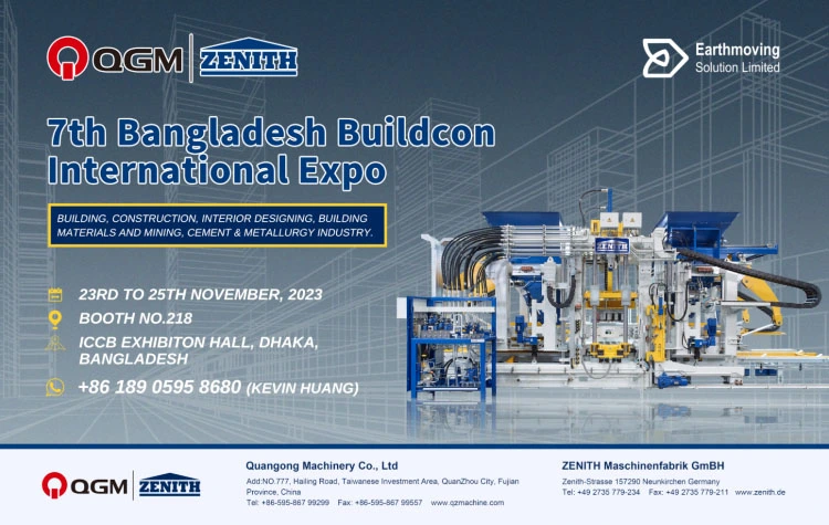 Banqladeş 2023 Buildcon-da QGM-ZENITH ilə tanış olun