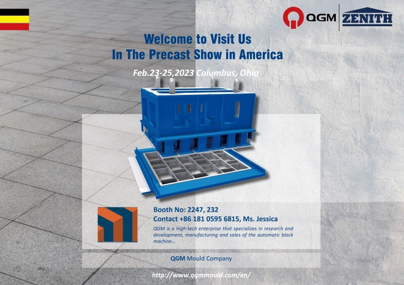QGM ZENITH Precast Show 2023-də nümayiş etdiriləcək