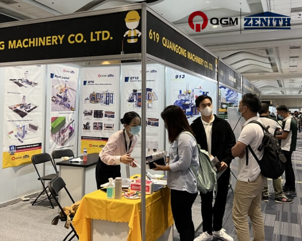 QGM-ZENITH 2022 PHILCONSTRUCT-də Beton Blokların istehsalı üçün daha çox həllər gətirin